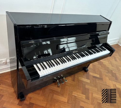 Weber 112 Black Gloss Upright Piano piano for sale in UK 