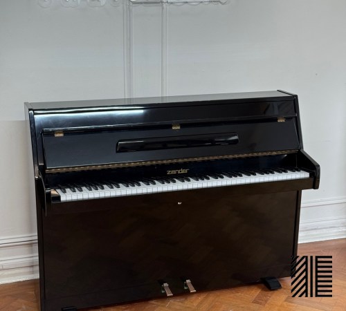 Zender Black High Gloss Upright Piano piano for sale in UK 