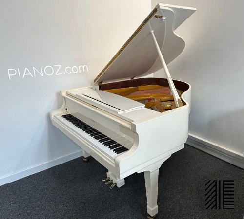 Petrof White Baby Grand Piano piano for sale in UK 