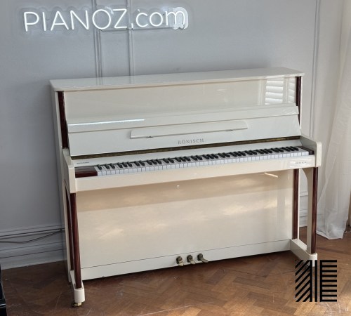Ronisch 116 White Upright Piano piano for sale in UK 