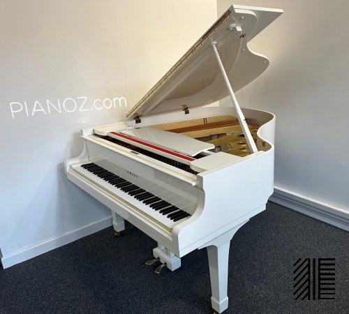 Yamaha G2 Japanese White Baby Grand Piano piano for sale in UK 