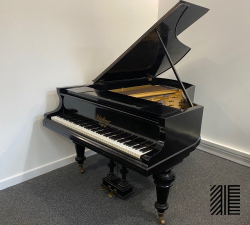 Bluthner Black Gloss Baby Grand Piano piano for sale in UK 