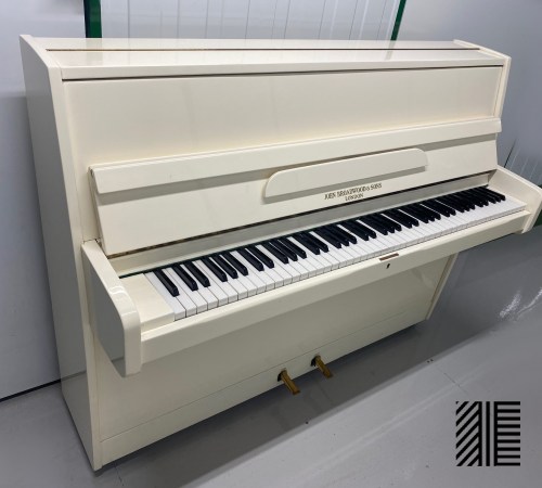 Broadwood White Upright Piano piano for sale in UK 