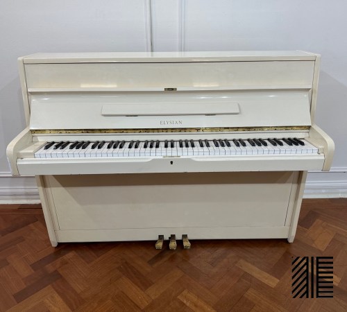 Elysian White Upright Piano piano for sale in UK 