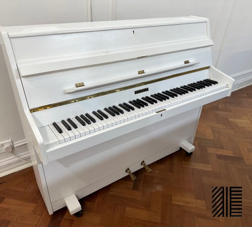 Kemble White Compact Upright Piano piano for sale in UK 