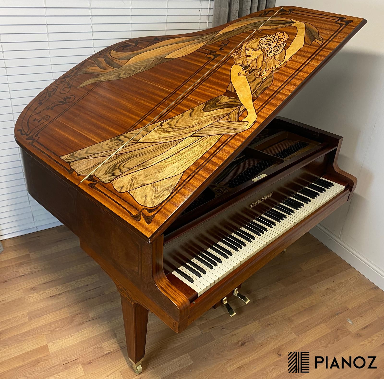 Grotrian Steinweg Art Nouveau/ Jugendstil Baby Grand Piano piano for sale in UK