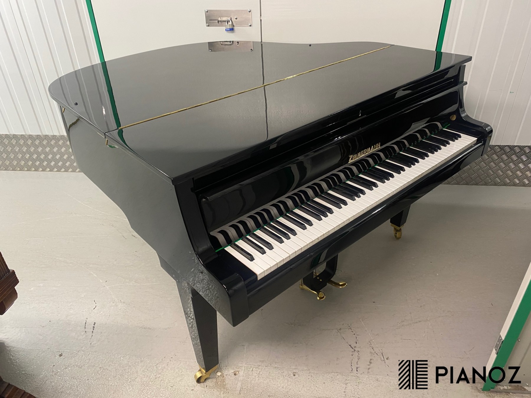 Zimmermann Black High Gloss Baby Grand Piano piano for sale in UK