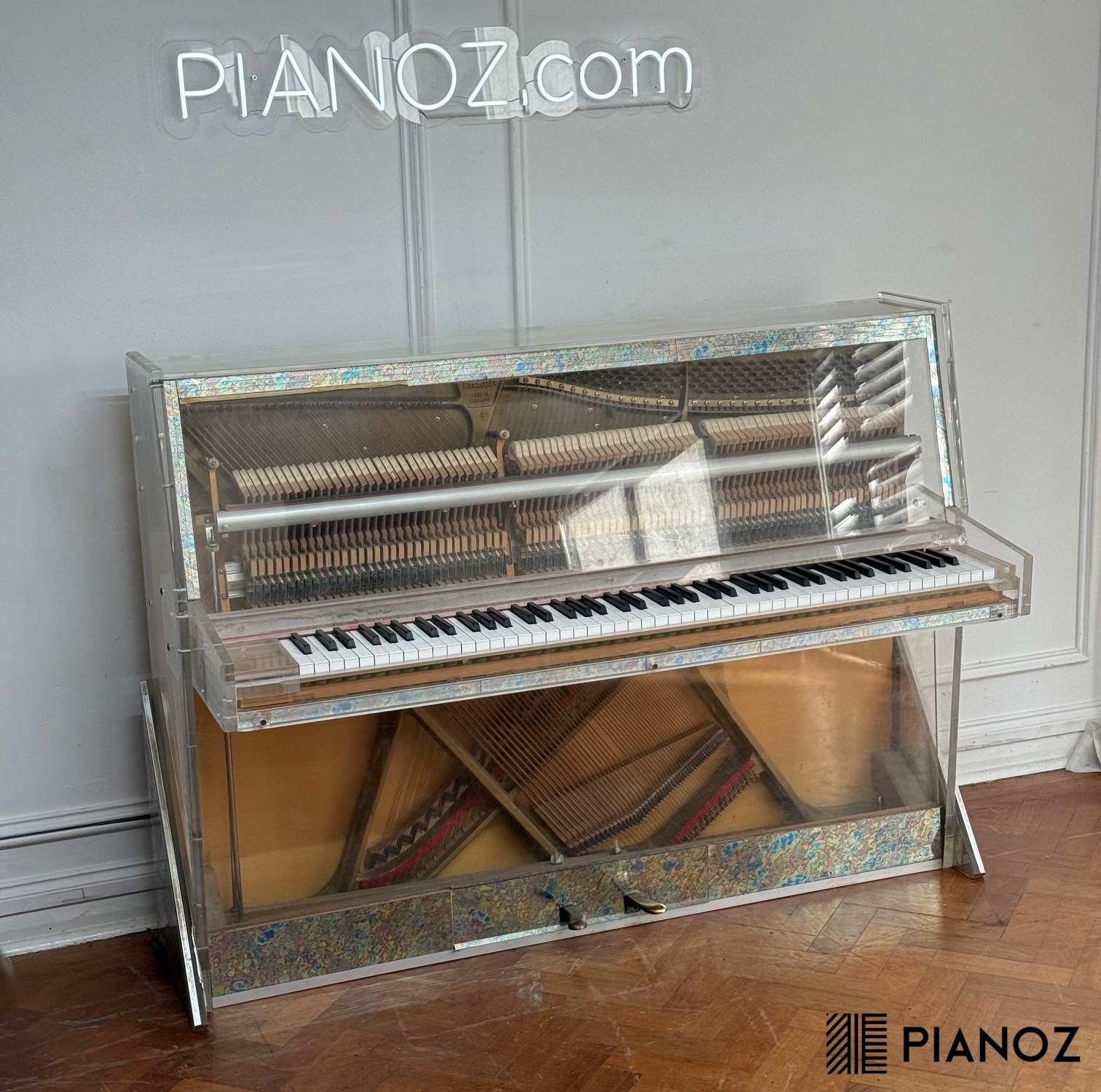 Fazer Crystal Transparent Upright Piano piano for sale in UK