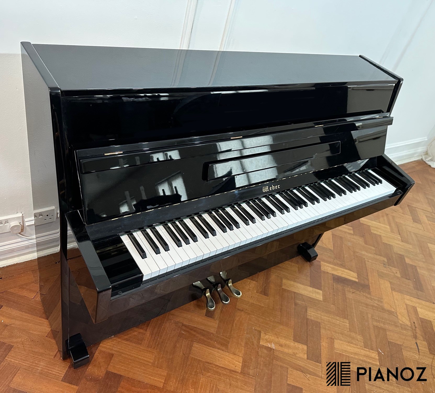 Weber 112 Black Gloss Upright Piano piano for sale in UK