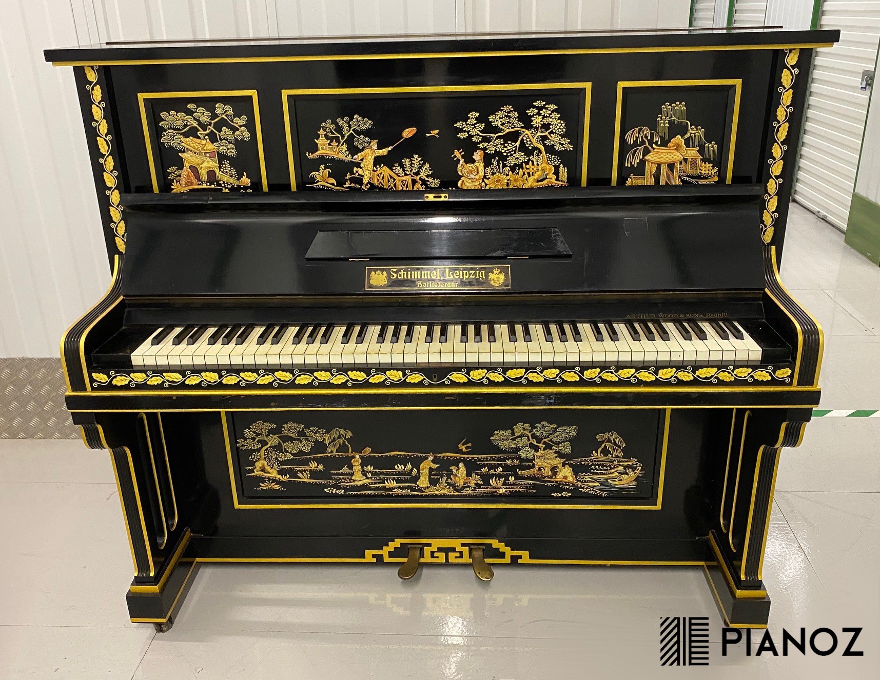 Schimmel Chinoiserie Upright Piano piano for sale in UK