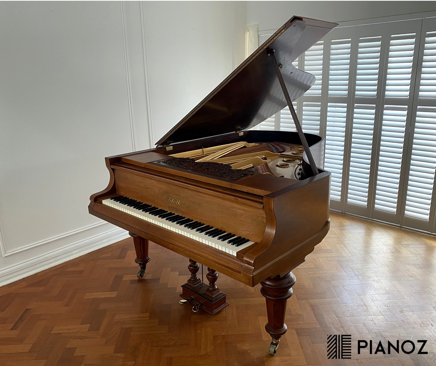 Bluthner 6ft Rosewood Grand Piano piano for sale in UK