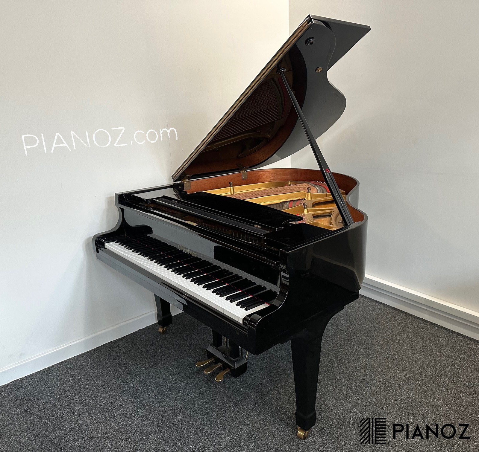 Offenbach Black High Gloss Baby Grand Piano piano for sale in UK