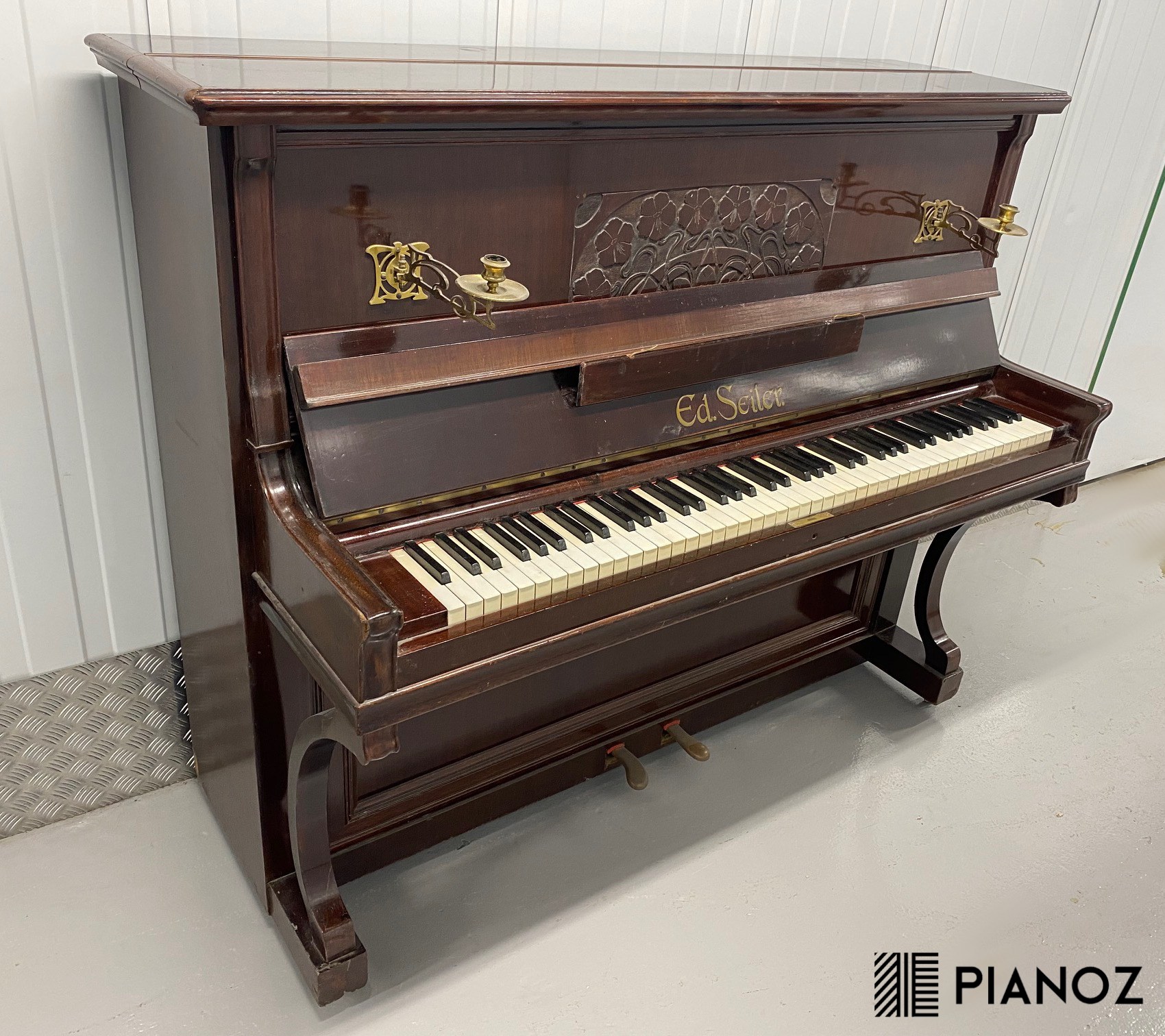 Seiler Art Nouveau Upright Piano piano for sale in UK