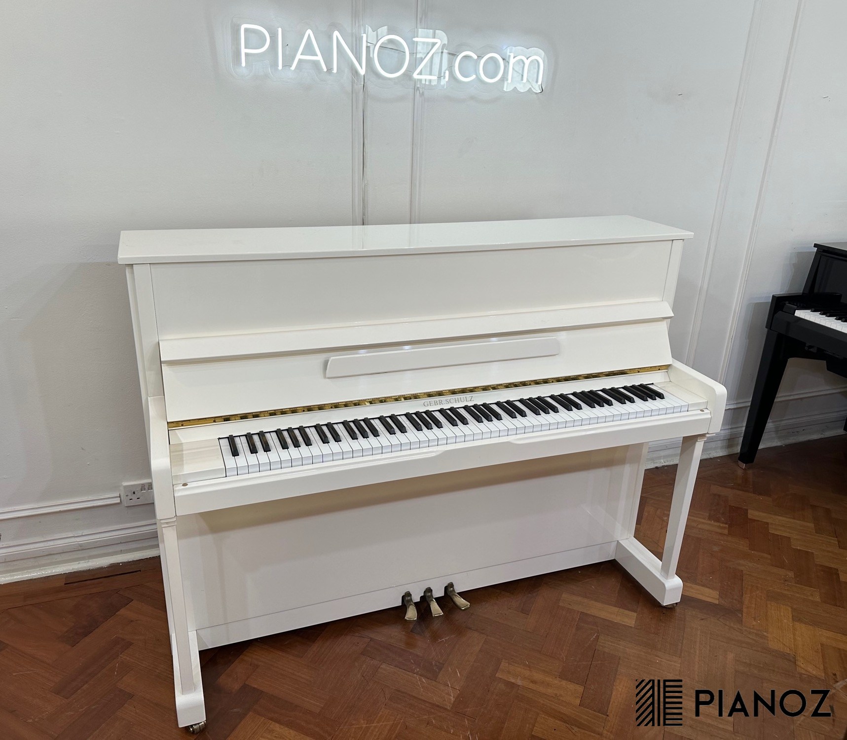 Kemble Schulz White Upright Piano piano for sale in UK