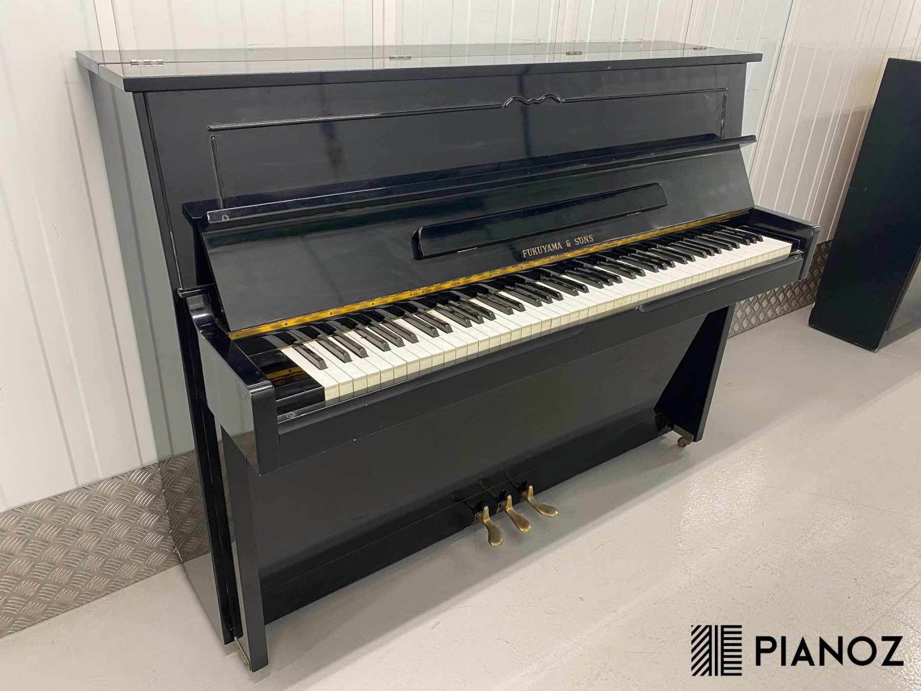 Fukuyama & Sons Black Gloss Upright Piano piano for sale in UK