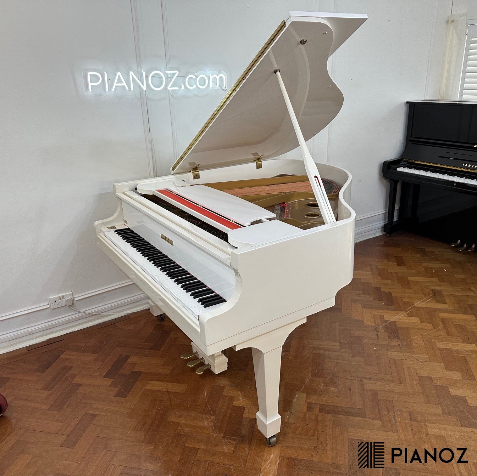 Samick D'Este White Baby Grand Piano piano for sale in UK