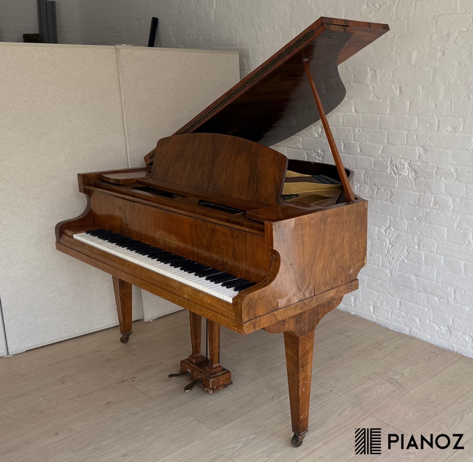 Challen Walnut Small Baby Grand Piano piano for sale in UK