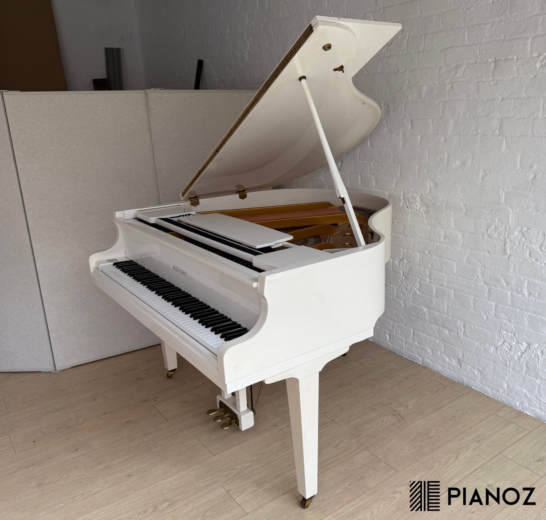 Reid Sohn White Baby Grand Piano piano for sale in UK