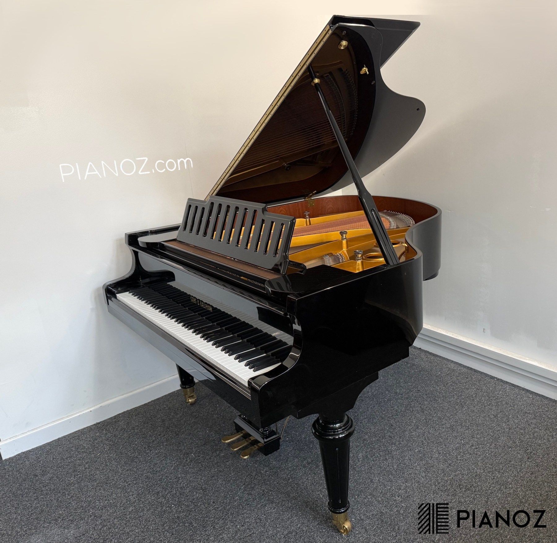 Gors & Kallmann 168 Black High Gloss Baby Grand Piano piano for sale in UK
