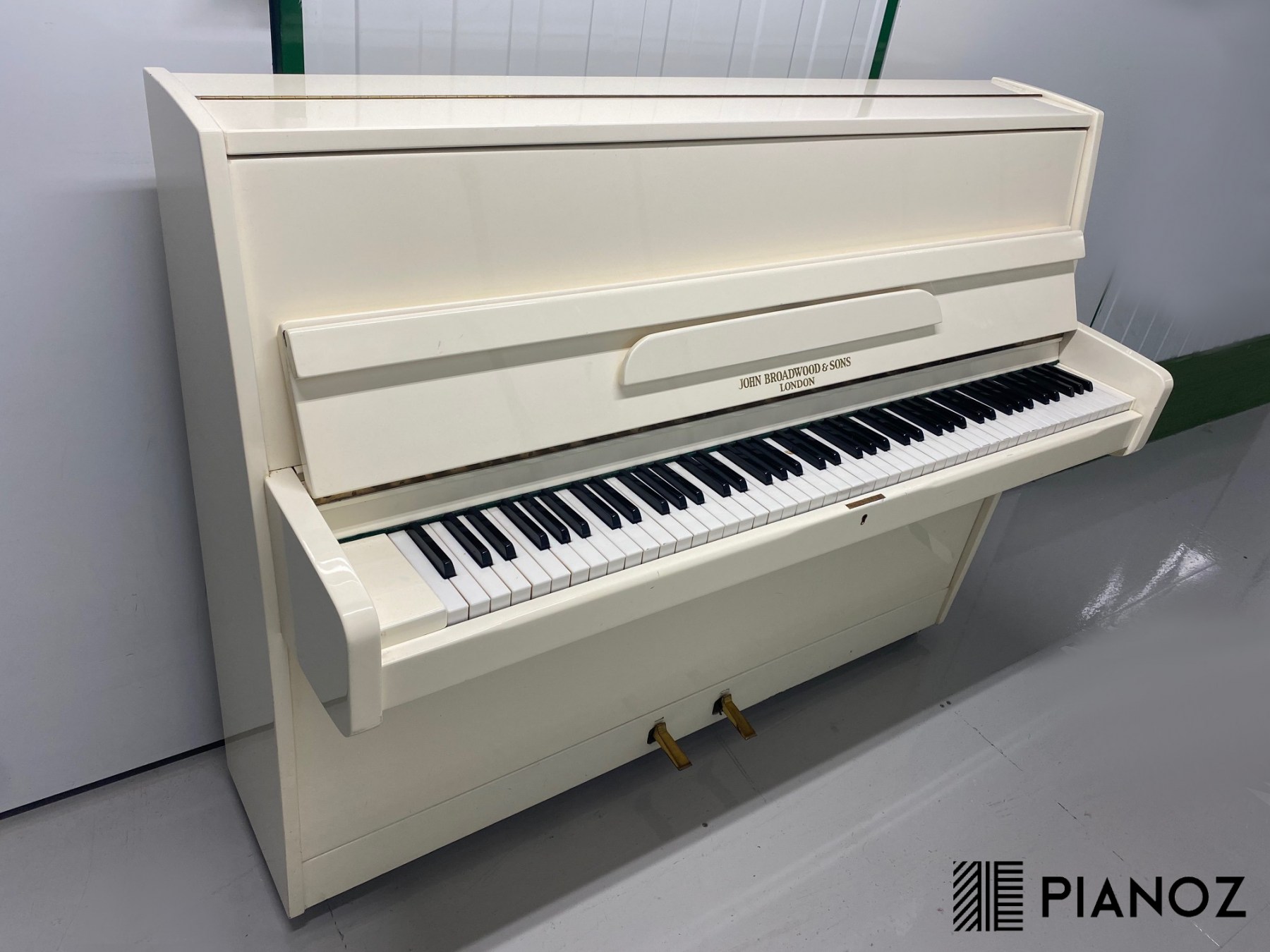Broadwood White Upright Piano piano for sale in UK
