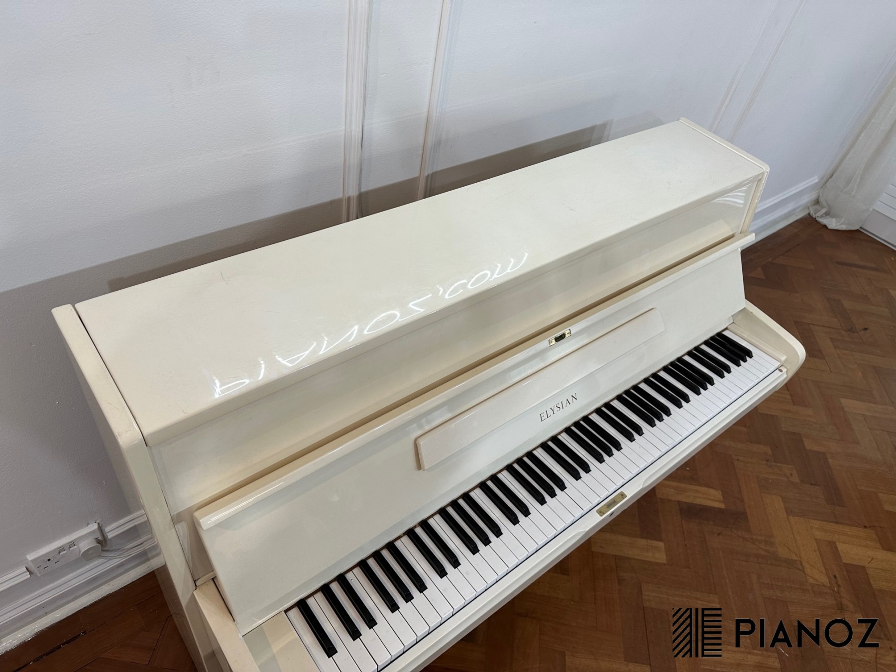 Elysian White Upright Piano piano for sale in UK