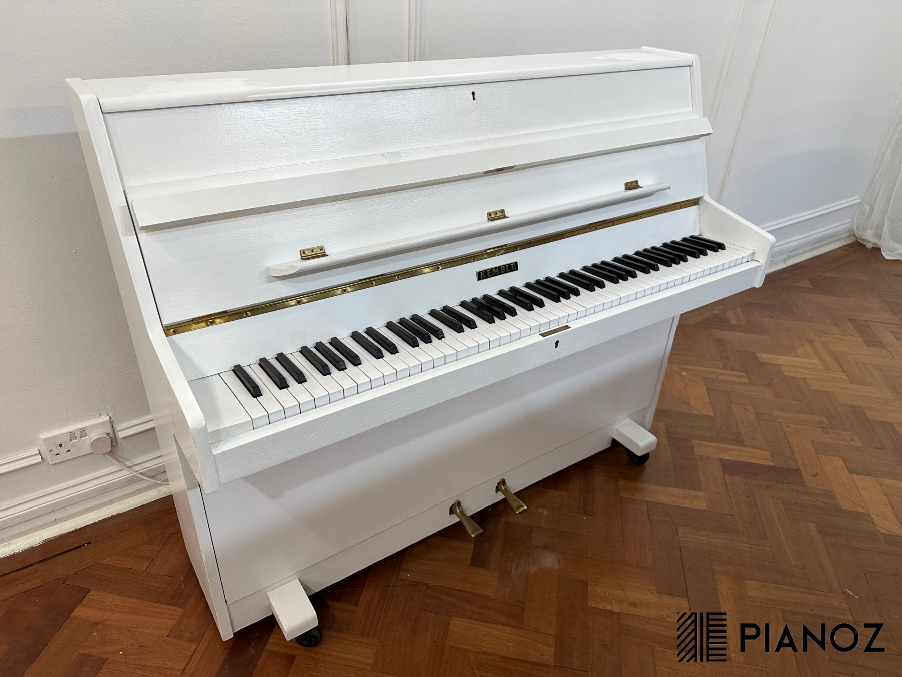 Kemble White Compact Upright Piano piano for sale in UK