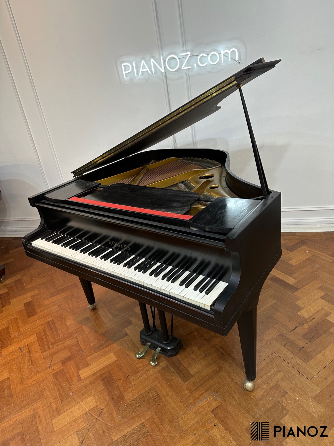 Rogers Black Satin Baby Grand Piano piano for sale in UK