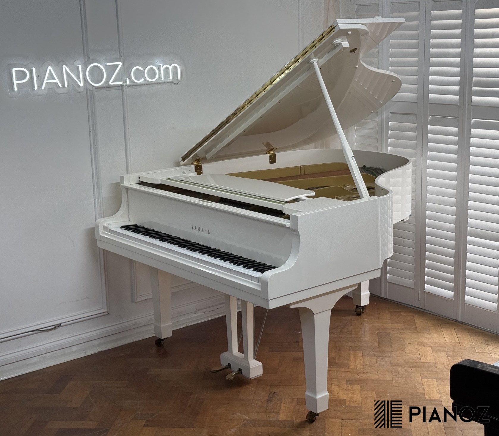 Yamaha G2 White Baby Grand Piano piano for sale in UK