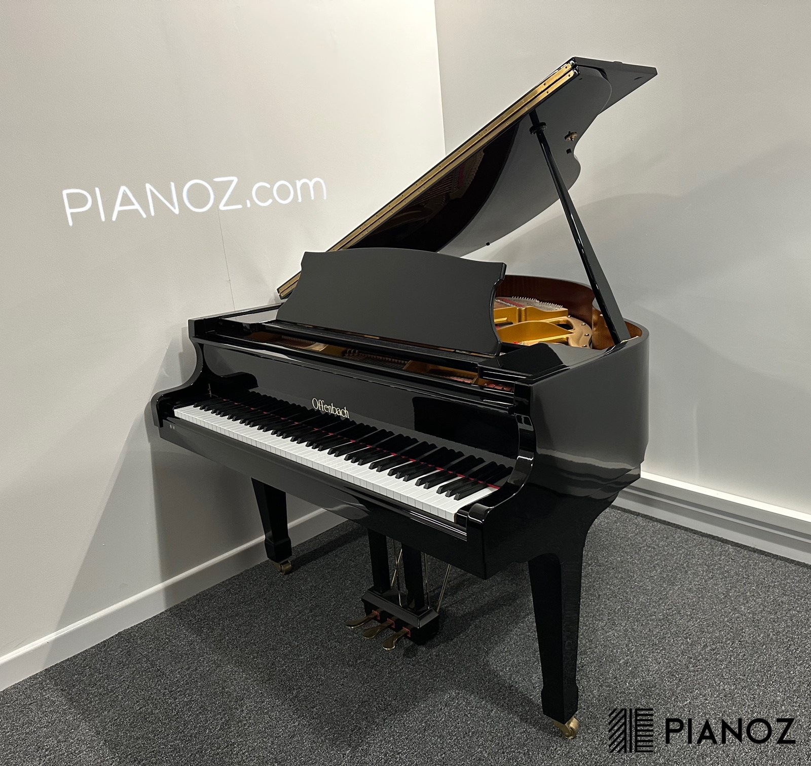 Offenbach Black Gloss Baby Grand Piano piano for sale in UK