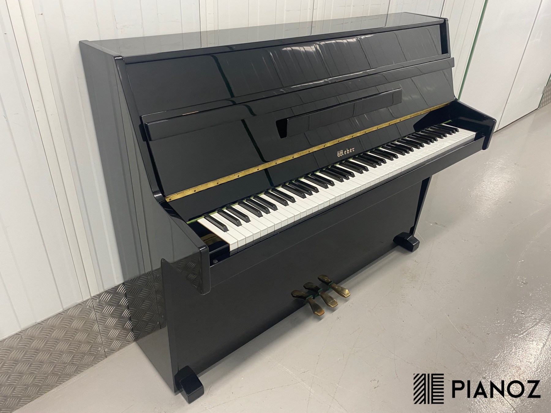 Weber Compact Black Gloss Upright Piano piano for sale in UK