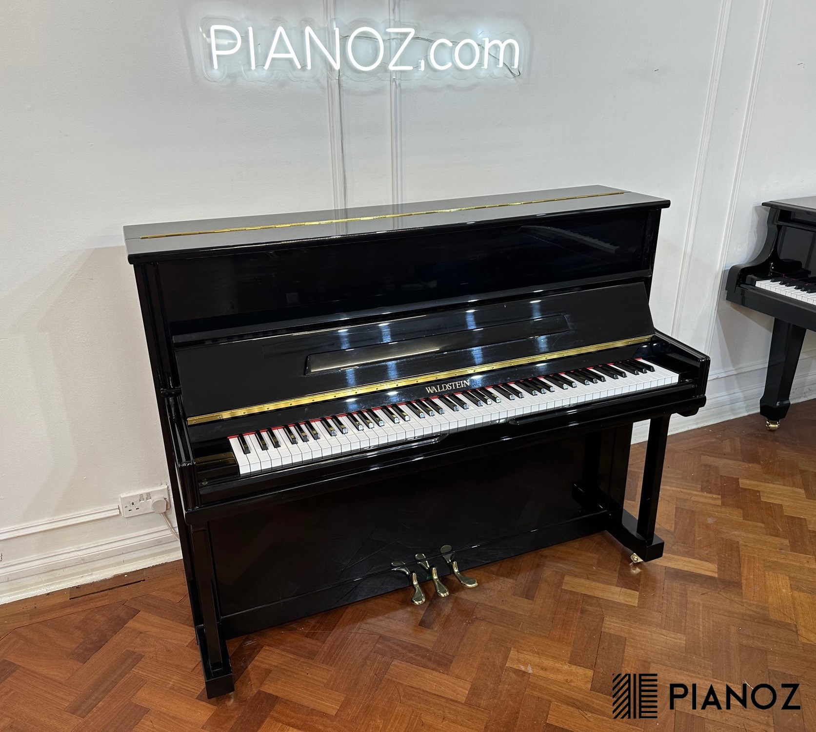 Waldstein 118 Black High Gloss Upright Piano piano for sale in UK