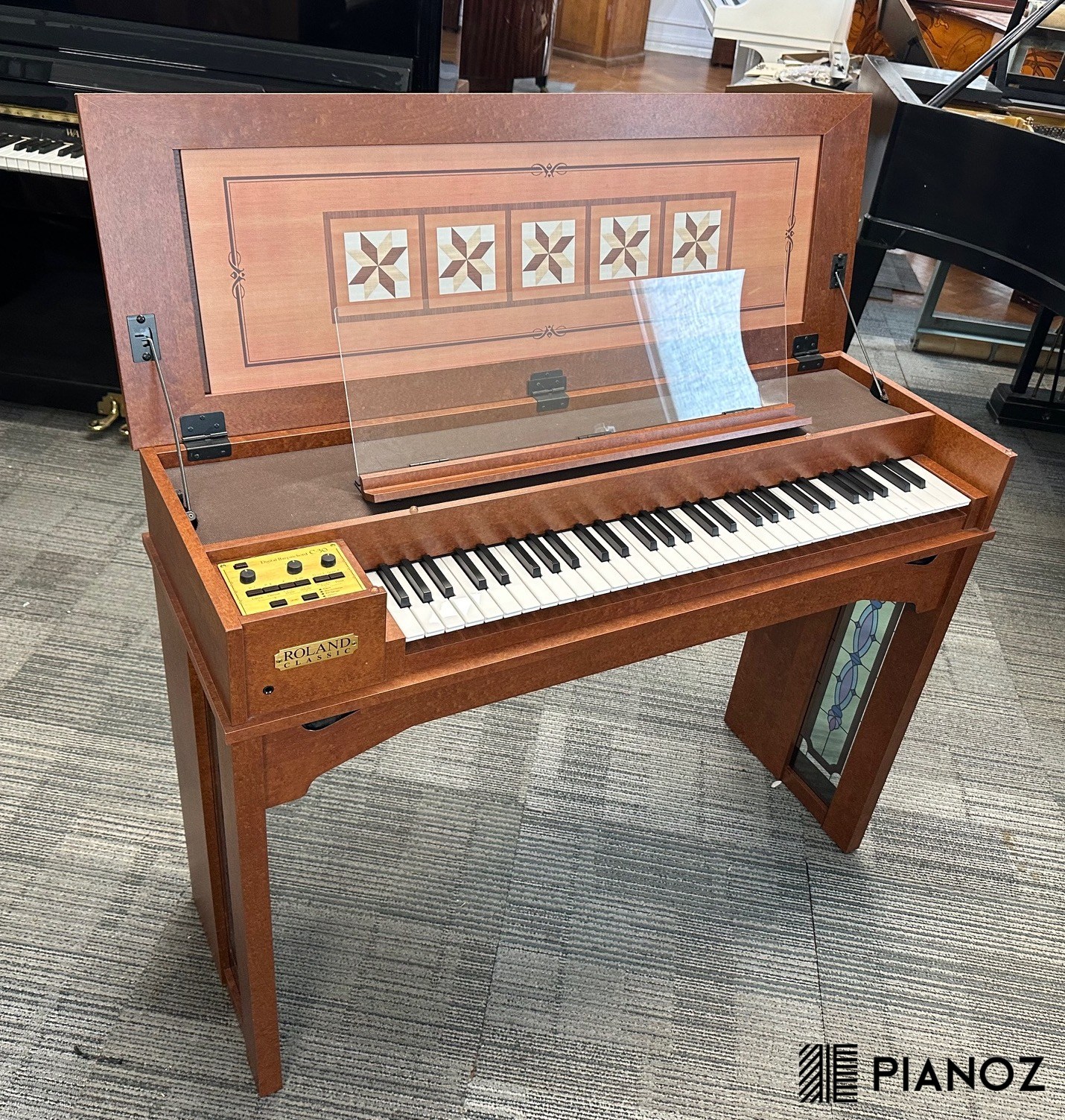 Roland C30 Harpsichord Digital Piano for sale UK | P I A N O Z - The  Ultimate Online Piano Showroom - UK Piano Shop - Black Baby Grands