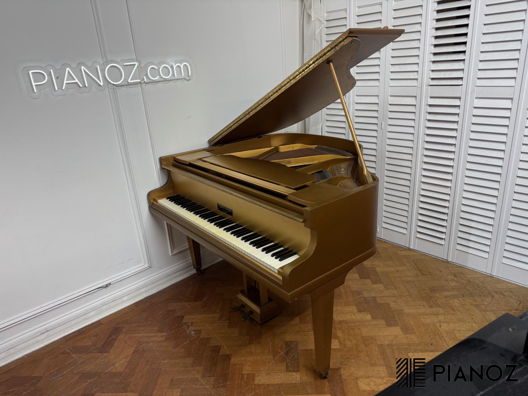 Monington & Weston Gold Baby Grand Piano piano for sale in UK