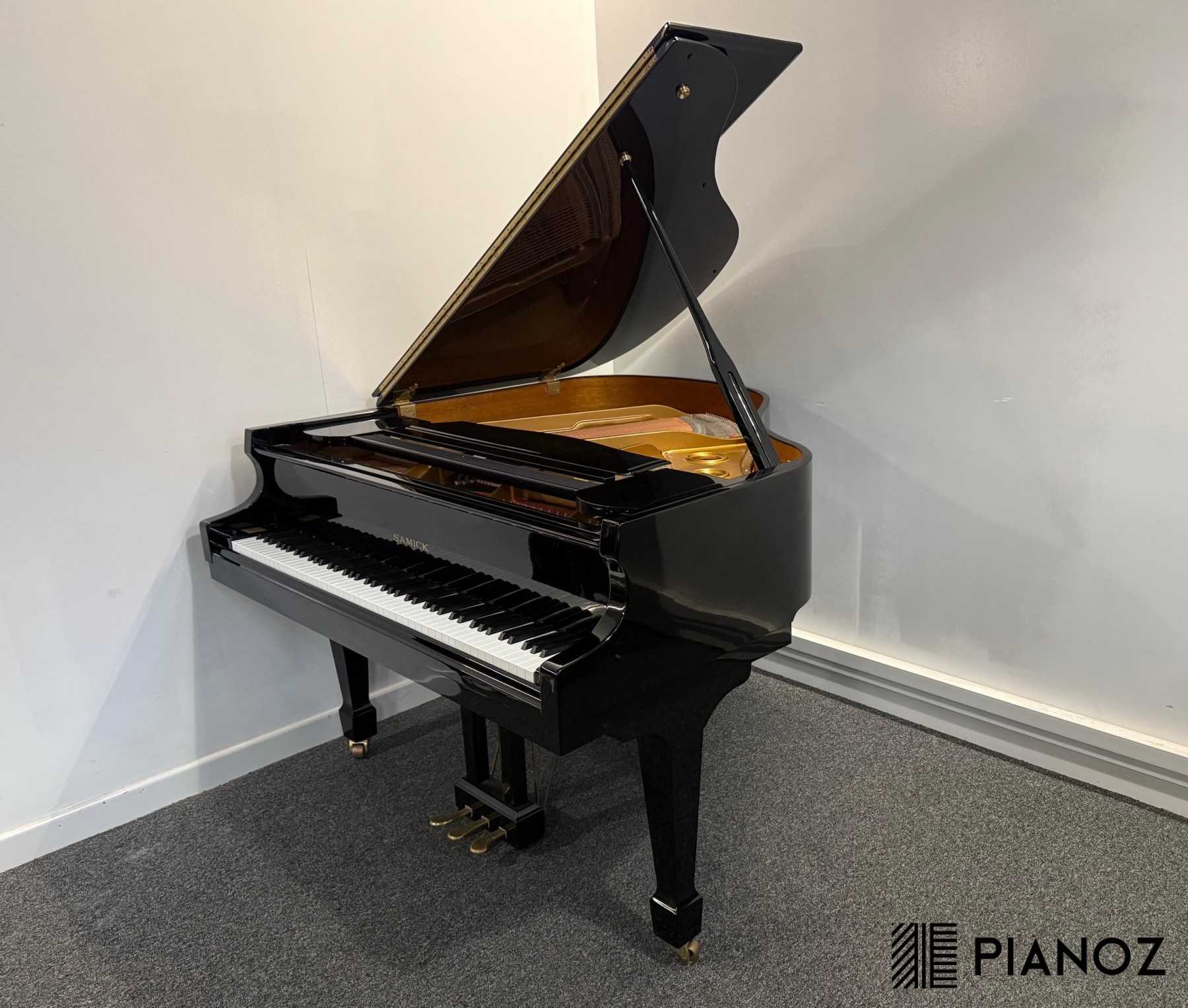 Samick Black High Gloss Baby Grand Piano piano for sale in UK