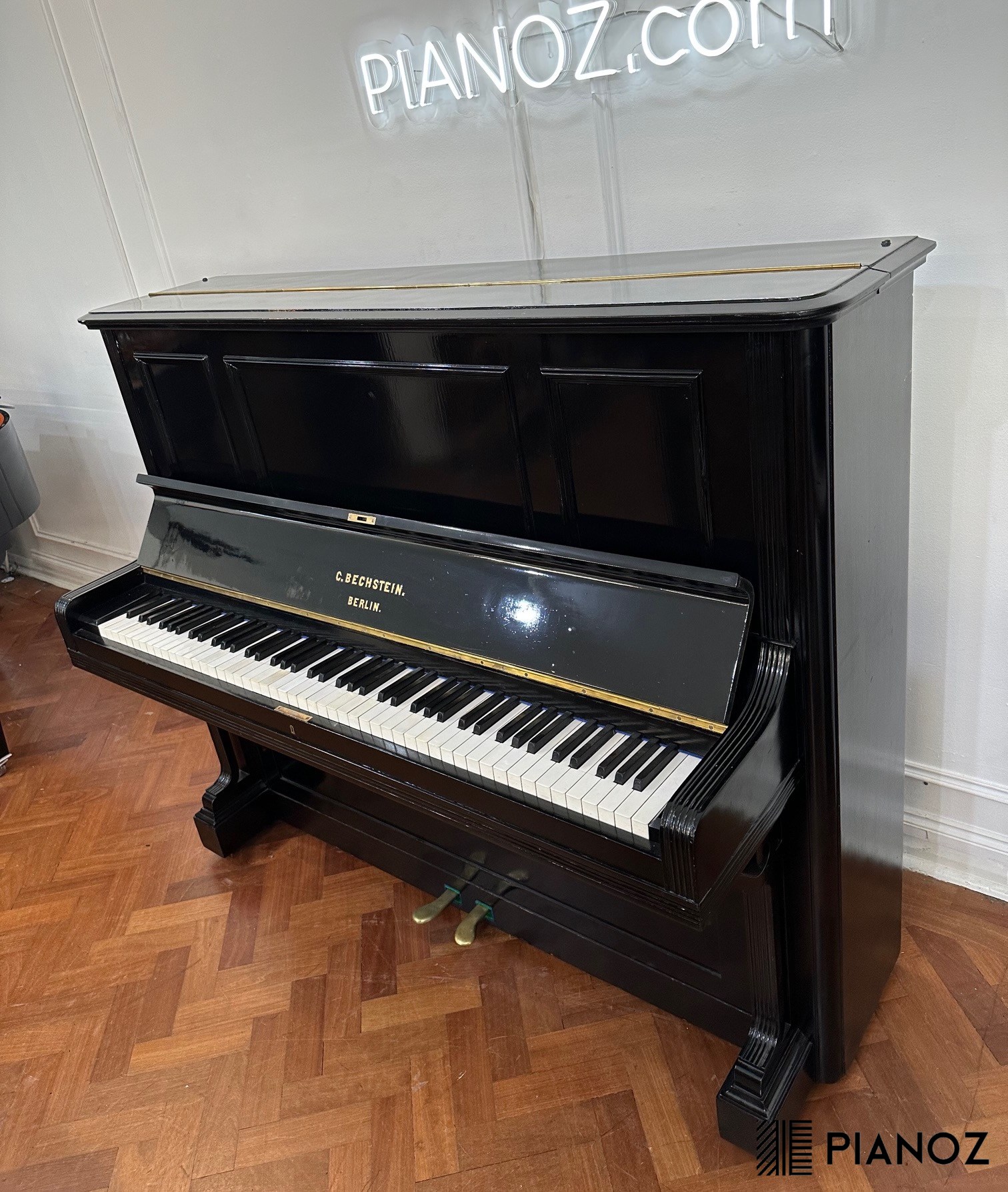 C. Bechstein Black Gloss Upright Piano piano for sale in UK