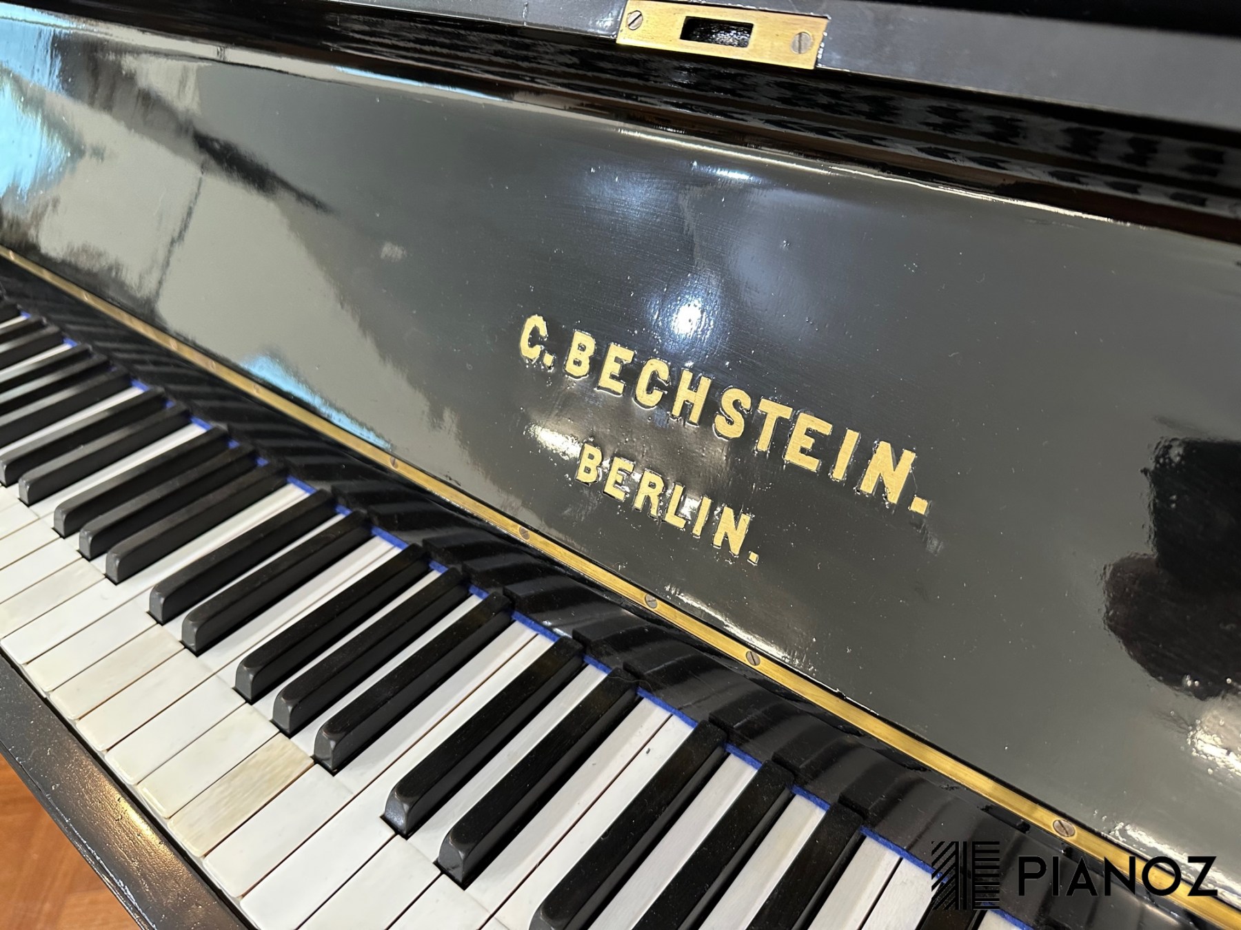 C. Bechstein Black Gloss Upright Piano piano for sale in UK