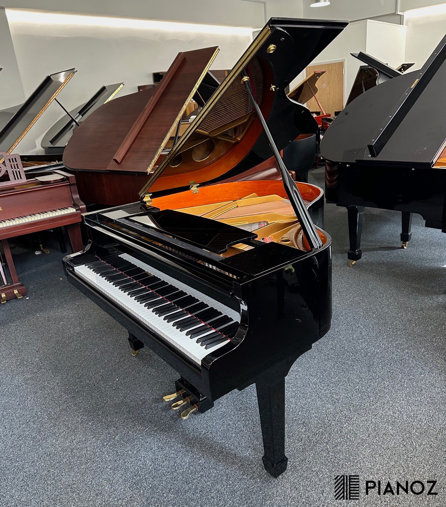 Challen 145 Black High Gloss Baby Grand Piano piano for sale in UK