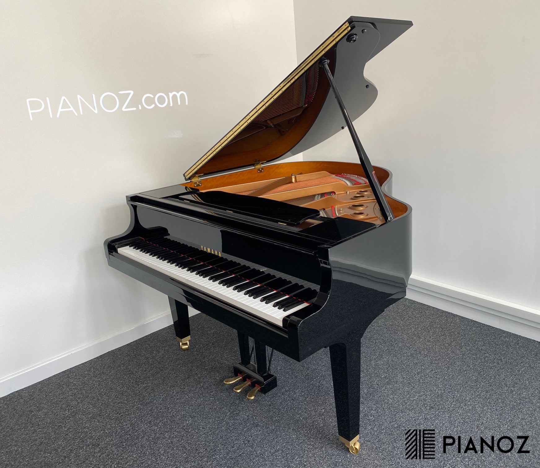 Yamaha GB1 Black Gloss Baby Grand Piano piano for sale in UK